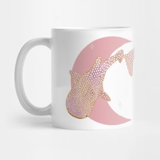 Whale Shark Crescent - Rose Mug